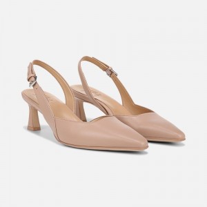 Naturalizer Dalary Slingback Pump Womens Beige Pumps AH46-7536C3