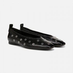 Naturalizer 27 Edit Carla Flat Womens Black Ballet Flats ZT70-5460H6