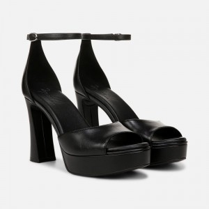 Naturalizer 27 Edit Delphie Dress Sandal Womens Black Heeled Sandals EX35-2125W0