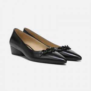 Naturalizer Becca Flat Womens Black Pointed Toe NI73-0203V1