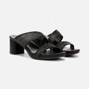 Naturalizer Inez Dress Sandal Womens Black Heeled Sandals LB53-4173W0