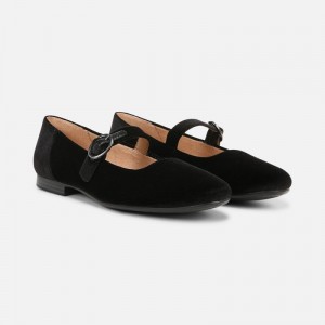 Naturalizer Kelly Mary Jane Flat Womens Black Ballet Flats GA82-5712J9