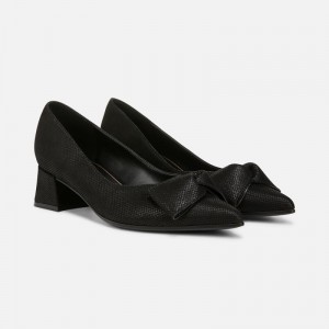 Naturalizer Mavis Bow Pump Womens Black Pumps XY50-8400H7
