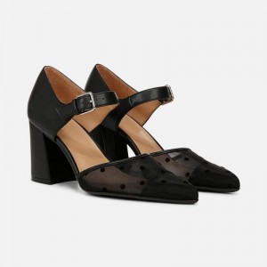 Naturalizer Pixie Mary Jane Womens Black Pointed Toe NZ19-4889H7