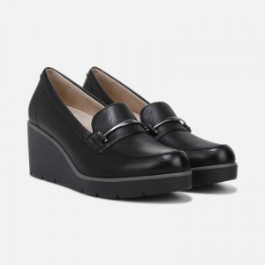 Naturalizer SOUL Achieve Wedge Womens Black Wedges UP03-6433X2