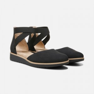 Naturalizer SOUL Intro Flat Womens Black Shoes MZ86-2446J8