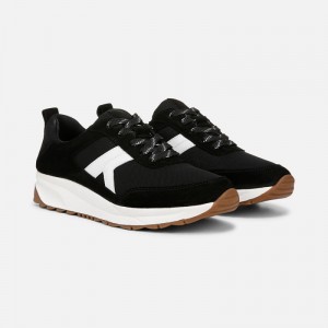 Naturalizer Shay Jogger Lace Up Sneaker Womens Black Lace Up Sneakers BH33-9073V3