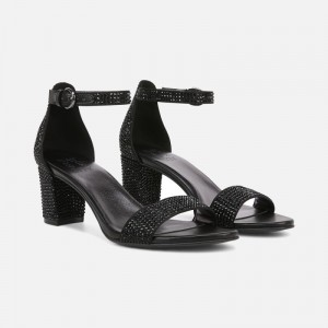 Naturalizer Vera Dress Sandal Womens Black Heeled Sandals YQ56-0516J7