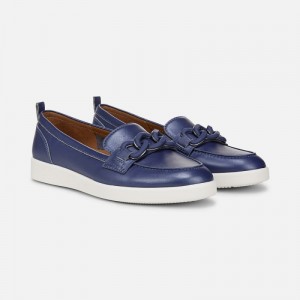 Naturalizer Kateri Bit Loafer Womens Blue Loafers AV48-1888H2