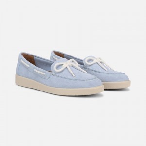 Naturalizer Keel Boat Shoe Womens Blue Loafers OA18-4748O9
