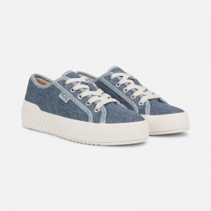 Naturalizer SOUL Iliana Lace Up Sneaker Womens Blue Lace Up Sneakers WE69-8999E6