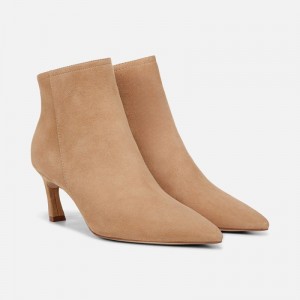 Naturalizer 27 EDIT Maya Stiletto Bootie Womens Brown Dress Boots AF32-7572I3