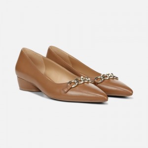 Naturalizer Becca Flat Womens Brown Pointed Toe GL15-0105L7