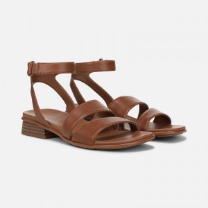 Naturalizer Effie Sandal Womens Brown Flat Sandals DK39-0299O5