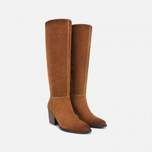 Naturalizer Fae Knee High Boot Womens Brown Knee High Boots ZB37-1927S7