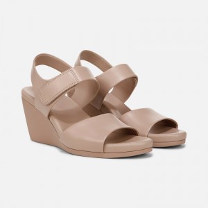 Naturalizer Imani Wedge Sandal Womens Brown Wedge Sandals DK54-3634N6