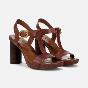 Naturalizer Jordis Dress Sandal Womens Brown Heeled Sandals GU92-7972F6