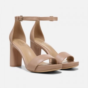 Naturalizer Joy Dress Sandal Womens Brown Heeled Sandals FV78-0138E7