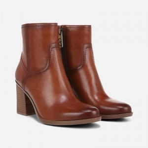 Naturalizer Kalina Ankle Bootie Womens Brown Booties AI45-1595Z2