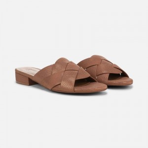 Naturalizer Morena Sandal Womens Brown Flat Sandals XX02-3762W7