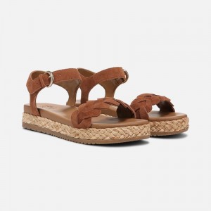 Naturalizer Neila Sandal Womens Brown Platform Sandals RL52-1192K8