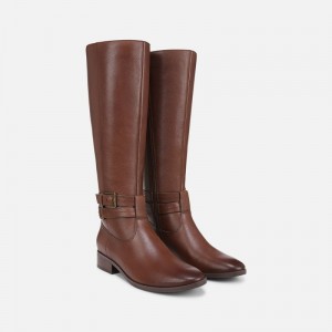 Naturalizer Rory Wide Calf Knee High boot Womens Brown Knee High Boots XW02-5932I3