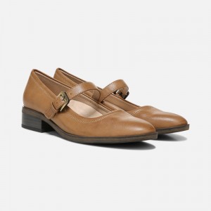 Naturalizer SOUL Ramona Mary Jane Flat Womens Brown Mary Janes LV45-3825Q9