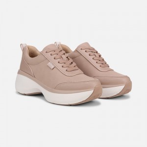 Naturalizer SOUL Roquel Lace Up Sneaker Womens Brown Lace Up Sneakers ZL07-9597C6