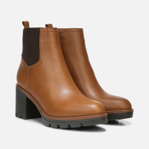 Naturalizer Verney Weatherproof Boot Womens Brown Booties VN87-2737D0