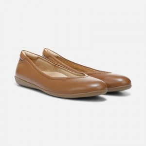 Naturalizer Vivienne Flat Womens Brown Ballet Flats WN51-3351F1