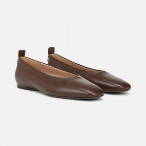 Naturalizer 27 Edit Carla Flat Womens Chocolate Ballet Flats RS03-8373B6
