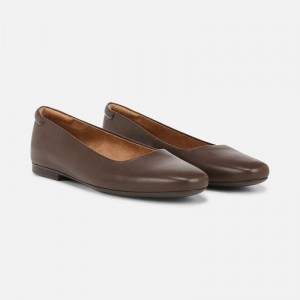 Naturalizer Kelly Ballet Flat Womens Chocolate Ballet Flats TI01-1391T4