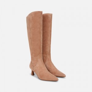 Naturalizer Deesha Extra Wide Calf Knee High Boot Womens Coffee Knee High Boots XU41-2471I9