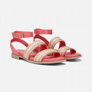 Naturalizer Gana Strappy Sandal Womens Coral Flat Sandals HN37-6357N2