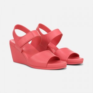 Naturalizer Imani Wedge Sandal Womens Coral Wedge Sandals CU24-7204R0
