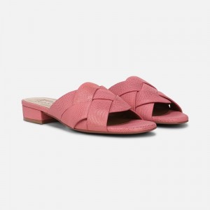 Naturalizer Morena Sandal Womens Coral Pink Flat Sandals LJ61-8461W7