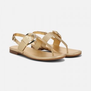 Naturalizer Taylor Sandal Womens Dark Gold Shoes OJ44-4384A5