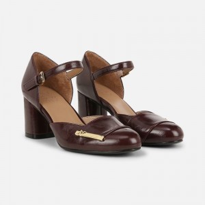 Naturalizer Lavish Mary Jane Pump Womens Dark Red Pumps HF88-5158N5