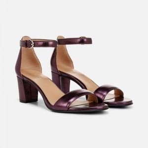Naturalizer Vera Dress Sandal Womens Deep Purple Heeled Sandals WO45-0455M0