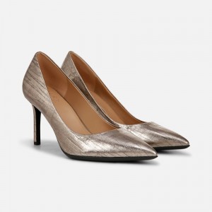 Naturalizer Anna Pump Womens Gold Pumps FL56-5616C5