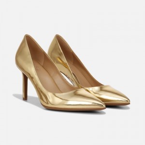 Naturalizer Anna Pump Womens Gold Pumps GW10-4310X9