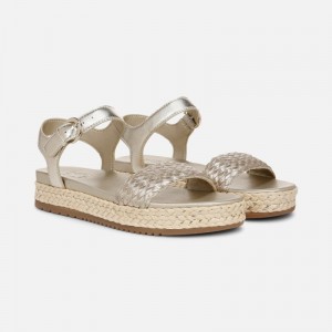 Naturalizer Neila Sandal Womens Gold Platform Sandals PG08-3508S9