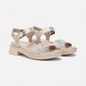 Naturalizer SOUL Emma Strappy Sandal Womens Gold Platform Sandals JV55-3315P9