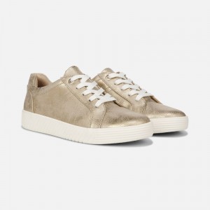 Naturalizer SOUL Neela Sneaker Womens Gold Platform Sneakers DE20-6100T5