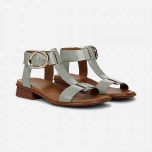 Naturalizer Brandy Sandal Womens Green Flat Sandals QY91-8811M4