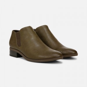 Naturalizer SOUL Respect Ankle Bootie Womens Green Booties QS69-3729I1
