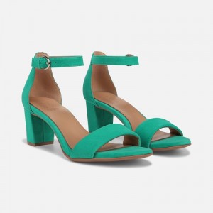 Naturalizer Vera Dress Sandal Womens Green Heeled Sandals KO32-3112B0