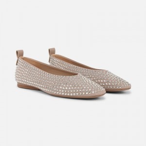 Naturalizer 27 Edit Carla Flat Womens Grey Brown Ballet Flats QZ41-3611A1