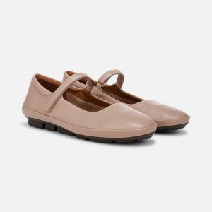 Naturalizer Behold Mary Jane Flat Womens Grey Brown Mary Janes HL65-0135I9