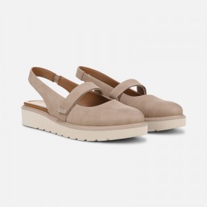 Naturalizer Edison Slingback Mary Jane Womens Grey Brown Slingbacks JY22-3642M9